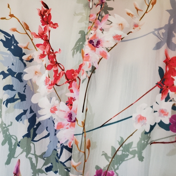 🥂Nicole Miller Split Sleeve Floral Dress - Picture 10 of 11